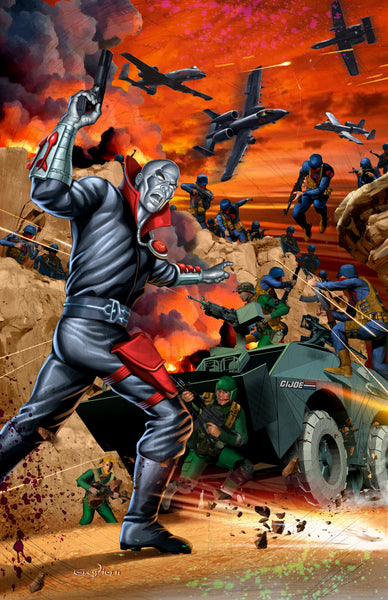 G.I. JOE - ENTER DESTRO - high quality 11 x 17 digital print