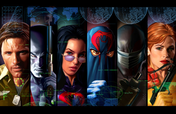 G.I. JOE - The First Movie Cast - high quality 11 x 17 digital print