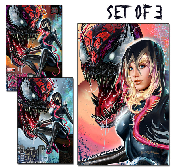 King in Black: Gwenom vs Carnage # 1 - A  Greg Horn Art/Bird City Comics Exclusive Variant (Raw Options)