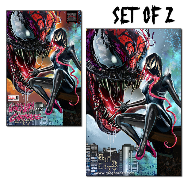 King in Black: Gwenom vs Carnage # 1 - A  Greg Horn Art/Bird City Comics Exclusive Variant (Raw Options)