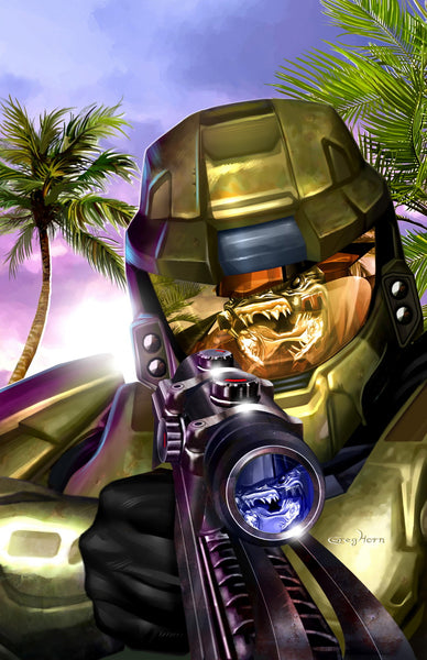 Halo - Sharpshooter - high quality 11 x 17 digital print