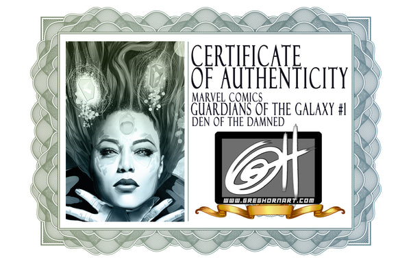 Guardians of the Galaxy # 1 Den of the Damned Exclusive Variant