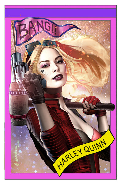 Harley Quinn # 3 - A Celebrity Authentics/Greg Horn Art Exclusive Variant Raw Options