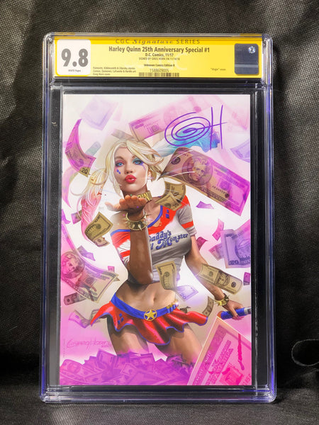 Harley Quinn 25th Anniversary Special # 1 Signed by Greg Horn CGC 9.8 SS