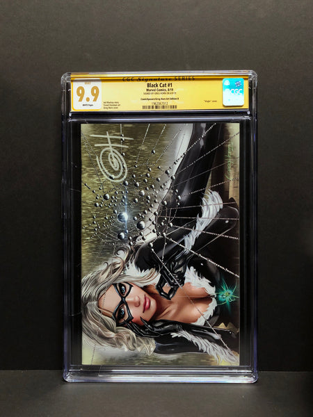 Black Cat # 1 - ComicXposure Greg Horn Art Excluisve CGC 9.9 Signature Series