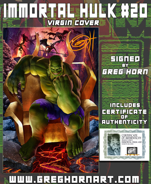Immortal Hulk # 20 - ComicXposure Greg Horn Art Exclusive Variant