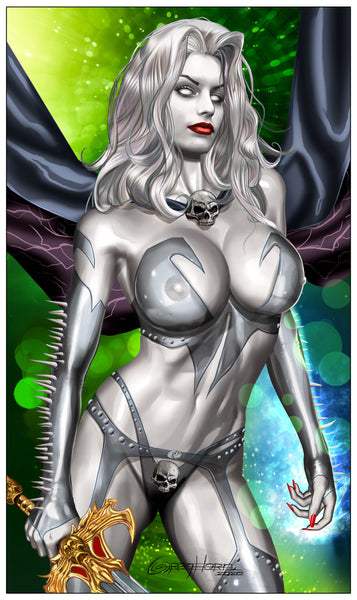 Lady Death: Heartbreaker - Naughty - Limited Edition High Quality 11 x 17 digital print