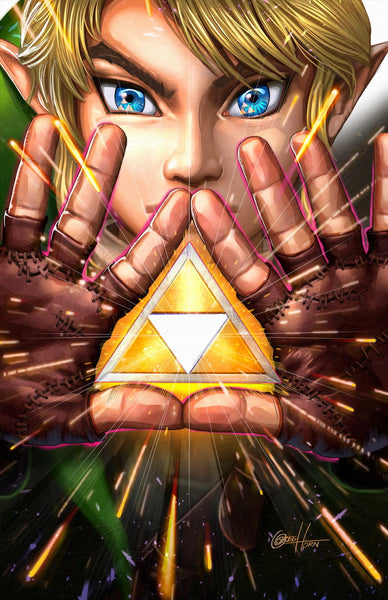 Link - Tri Force - high quality 11 x 17 digital print