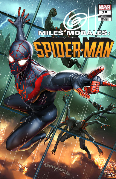 Miles Morales: Spider-Man # 25 - A Greg Horn Art/Bird City Comics/616 Comics Exclusive Variant Raw Options