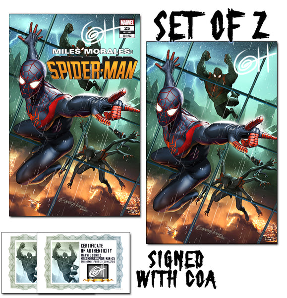 Miles Morales: Spider-Man # 25 - A Greg Horn Art/Bird City Comics/616 Comics Exclusive Variant Raw Options