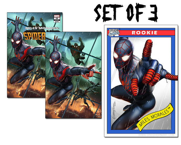 Miles Morales: Spider-Man # 25 - A Greg Horn Art/Bird City Comics/616 Comics Exclusive Variant Raw Options