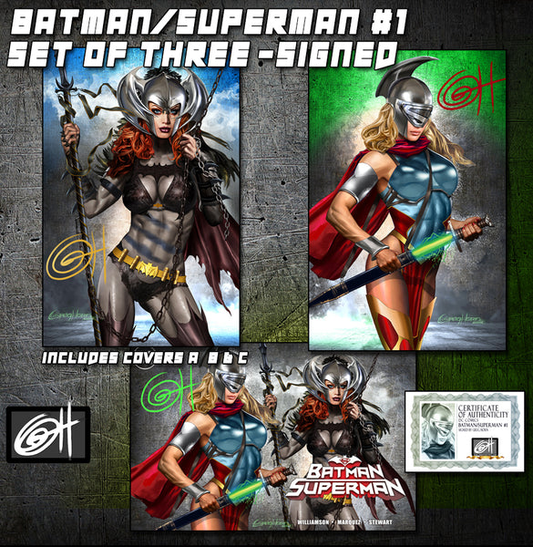 Batman/Superman # 1 - ComicXposure/Eastside Comics/Greg Horn Art Variant Comic Options