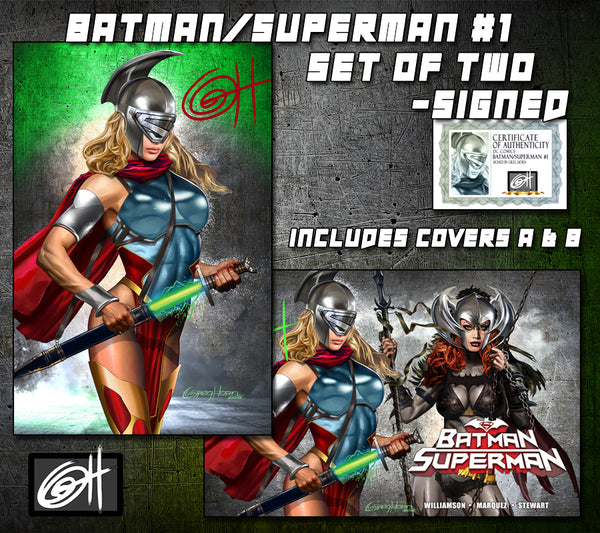 Batman/Superman # 1 - ComicXposure/Eastside Comics/Greg Horn Art Variant Comic Options