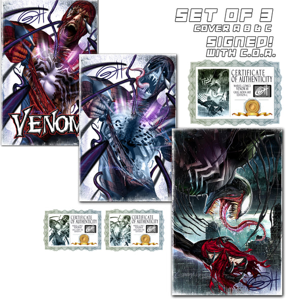 Venom #1 GREG HORN ART EXCLUSIVE VARIANT - In stock now-