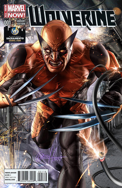 Wolverine #1 Greg Horn Variant WIZARD WORLD COMIC CON SACRAMENTO Color and Sketch available!