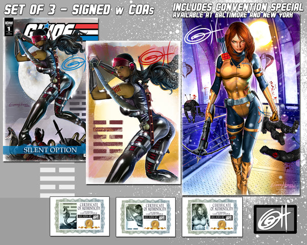 G.I.JOE SILENT OPTION #1 Greg Horn Art variant