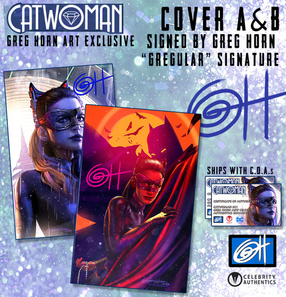 Catwoman # 41 - A Celebrity Authentics/Greg Horn Art Exclusive Variant - Raw Options