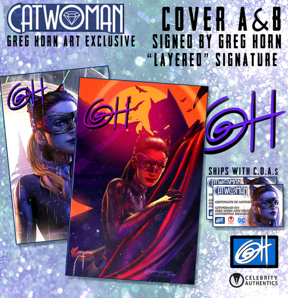 Catwoman # 41 - A Celebrity Authentics/Greg Horn Art Exclusive Variant - Raw Options