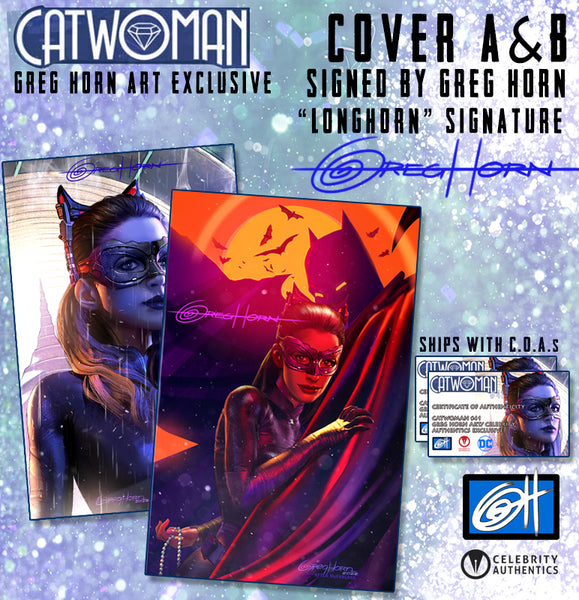 Catwoman # 41 - A Celebrity Authentics/Greg Horn Art Exclusive Variant - Raw Options