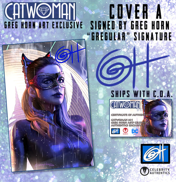 Catwoman # 41 - A Celebrity Authentics/Greg Horn Art Exclusive Variant - Raw Options