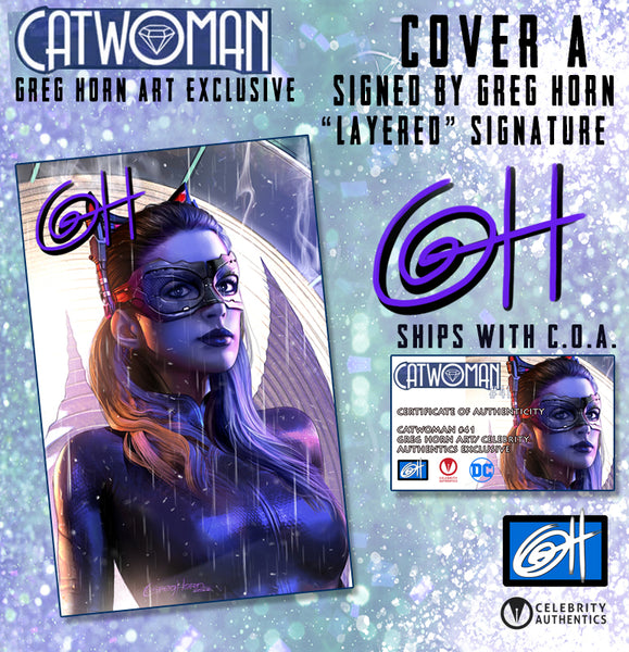 Catwoman # 41 - A Celebrity Authentics/Greg Horn Art Exclusive Variant - Raw Options
