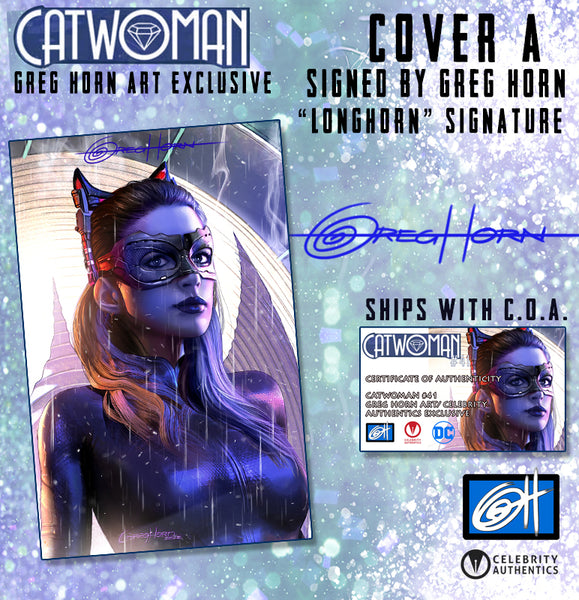 Catwoman # 41 - A Celebrity Authentics/Greg Horn Art Exclusive Variant - Raw Options