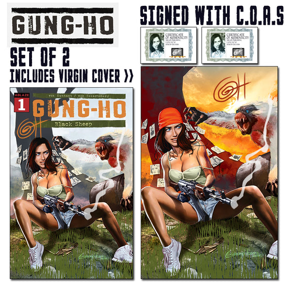 Gung-Ho # 1 Comic Kingdom of Canada/Greg Horn Art Variant