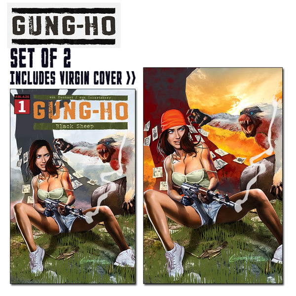 Gung-Ho # 1 Comic Kingdom of Canada/Greg Horn Art Variant