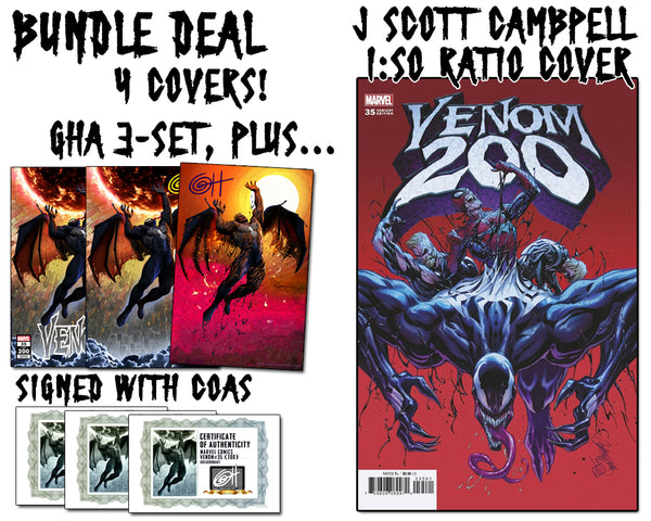 Venom # 200 A Greg Horn Art Exclusive Variant Raw Options