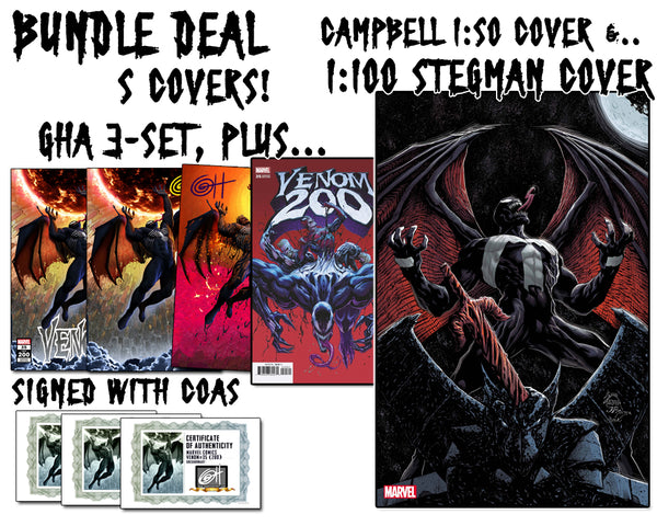 Venom # 200 A Greg Horn Art Exclusive Variant Raw Options