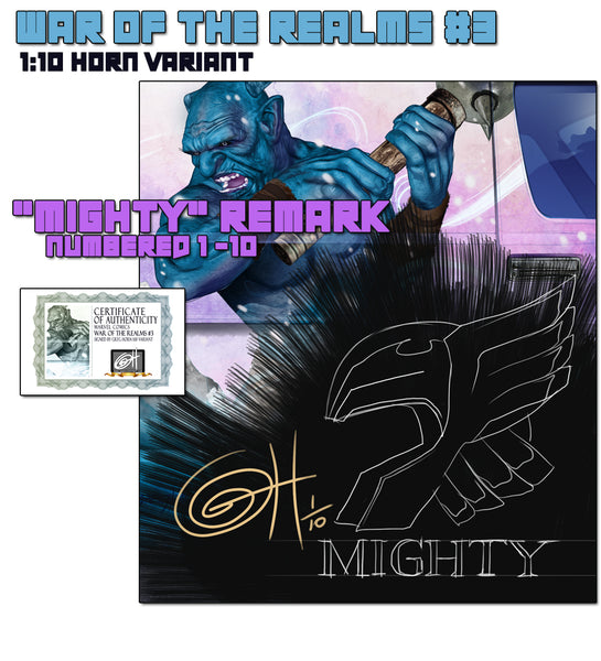 War of the Realms # 3  Greg Horn "Van Art" 1:10 Variant Cover