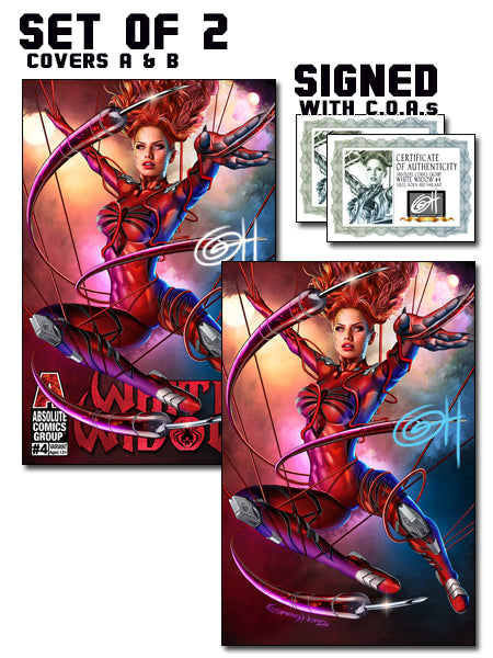 White Widow # 4 - A Greg Horn Art Store Exclusive Variant