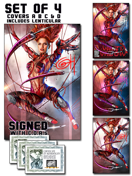 White Widow # 4 - A Greg Horn Art Store Exclusive Variant