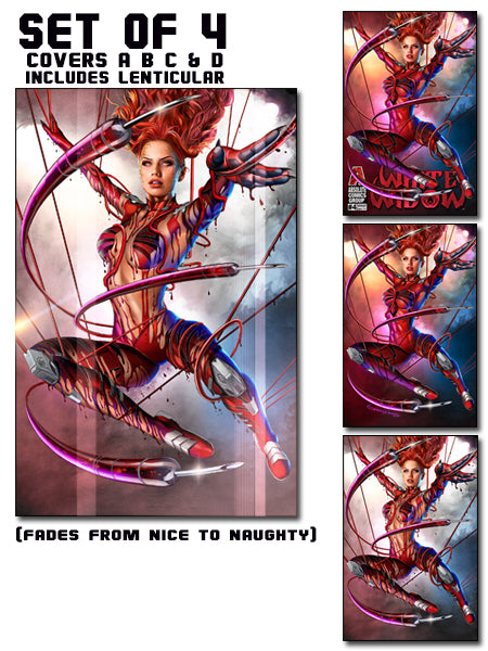 White Widow # 4 - A Greg Horn Art Store Exclusive Variant