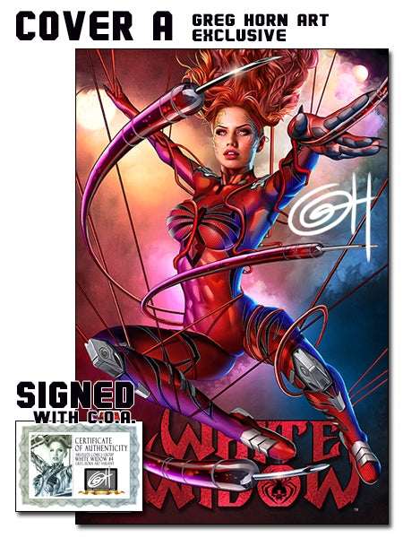 White Widow # 4 - A Greg Horn Art Store Exclusive Variant