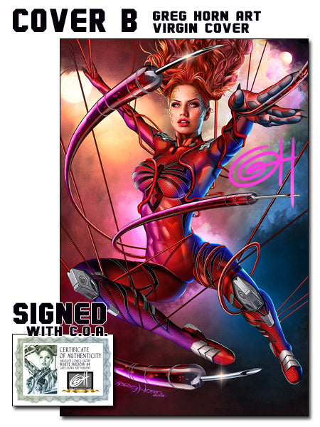 White Widow # 4 - A Greg Horn Art Store Exclusive Variant
