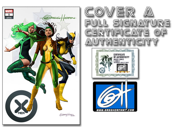 X-Men # 1 - A Greg Horn Art/Bird City Comics/616 Comics Exclusive Variant - Raw Options