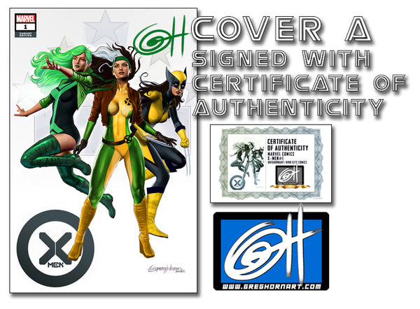 X-Men # 1 - A Greg Horn Art/Bird City Comics/616 Comics Exclusive Variant - Raw Options