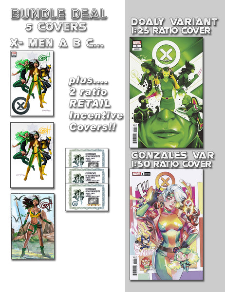 X-Men # 1 - A Greg Horn Art/Bird City Comics/616 Comics Exclusive Variant - Raw Options