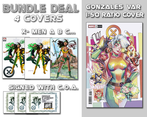 X-Men # 1 - A Greg Horn Art/Bird City Comics/616 Comics Exclusive Variant - Raw Options