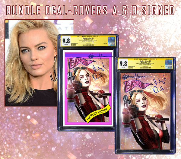 Harley Quinn # 3 - A Celebrity Authentics/Greg Horn Art Exclusive Variant CGC Signature Series Options