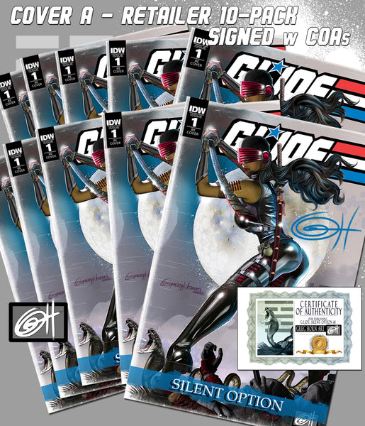 G.I.JOE SILENT OPTION #1 Greg Horn Art variant