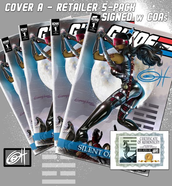 G.I.JOE SILENT OPTION #1 Greg Horn Art variant