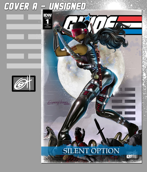 G.I.JOE SILENT OPTION #1 Greg Horn Art variant