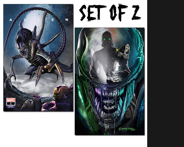 Alien # 1 - A Bird City Comics/Greg Horn Art Variant - Raw Options