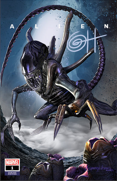 Alien # 1 - A Bird City Comics/Greg Horn Art Variant - Raw Options