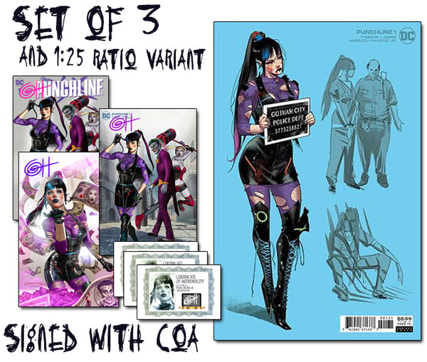 Punchline # 1 A Greg Horn Art/Bird City Comics Exclusive Variant Raw Options