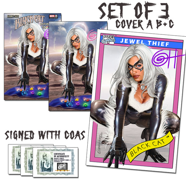 Giant Size Black Cat Infinity Score # 1 -  Greg Horn Art Exclusive - Raw Options!