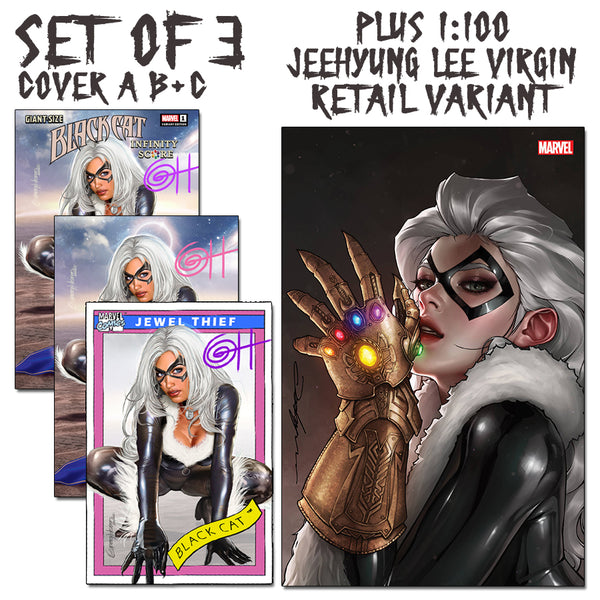 Giant Size Black Cat Infinity Score # 1 -  Greg Horn Art Exclusive - Raw Options!