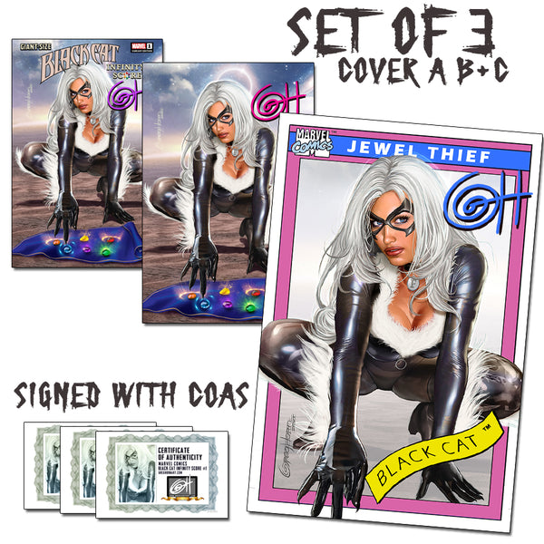 Giant Size Black Cat Infinity Score # 1 -  Greg Horn Art Exclusive - Raw Options!